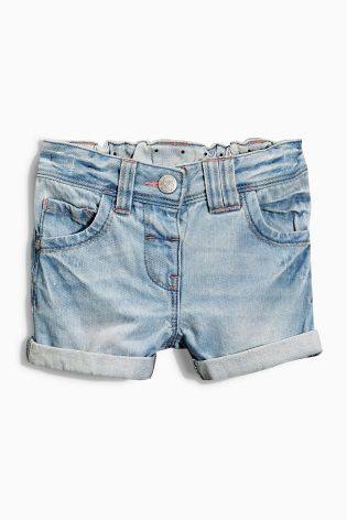 Bleach Wash Denim Shorts (3mths-6yrs)
